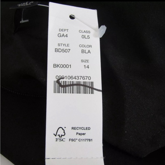 NWT J. Crew Collection Invite Dress in Crepe Black ⚫️ Size 14 - Picture 7 of 8